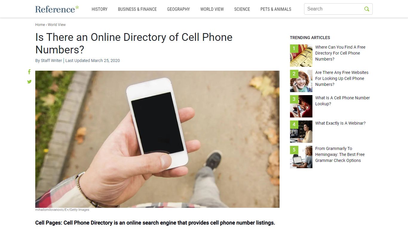 Is There an Online Directory of Cell Phone Numbers? - Reference.com